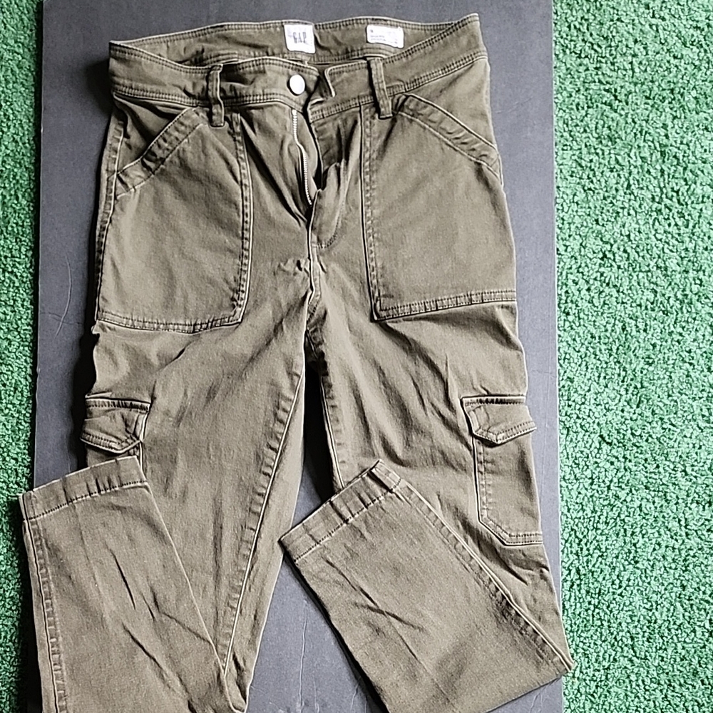 GAP Khaki High Rise Leggings
